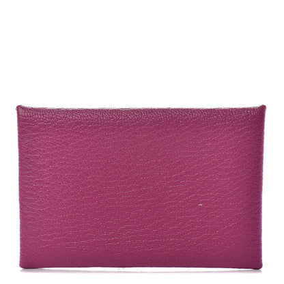 Hermes Chevre Mysore Calvi Card Case Rose Pourpre 1 of 6