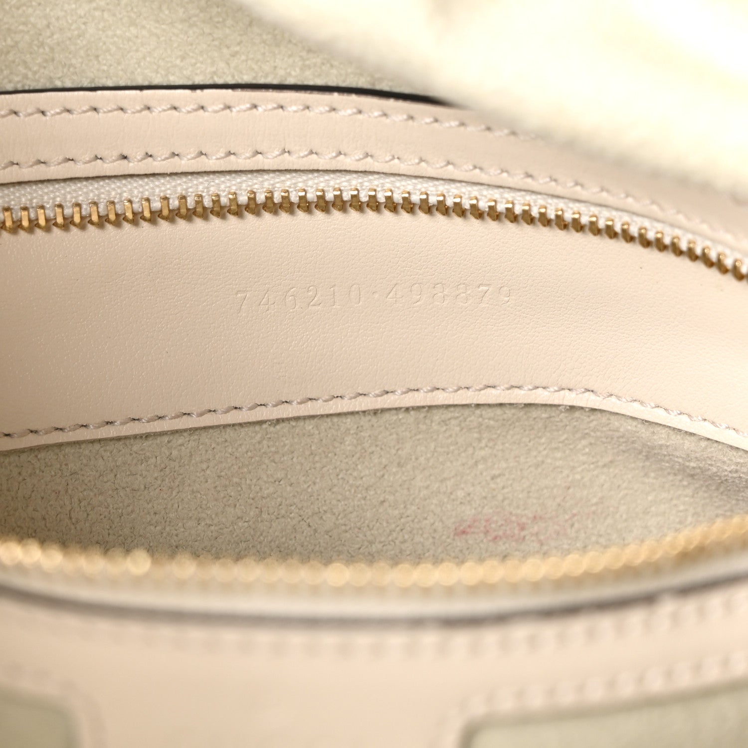 Gucci Calfskin Quilted Medium Deco Tote Bag Mystic White 7 of 10