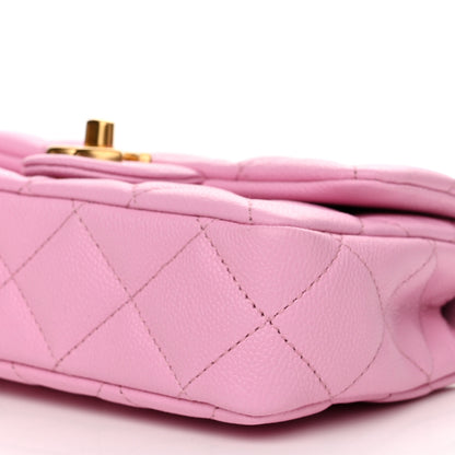 Chanel Caviar Quilted Mini Rectangular Sweetheart Flap Lilac 10 of 11