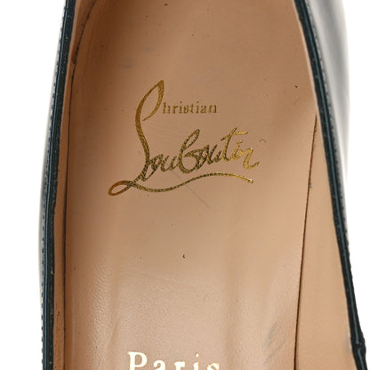 Christian Louboutin Patent Palais Royal 140 Pumps 39 Teal 8 of 13