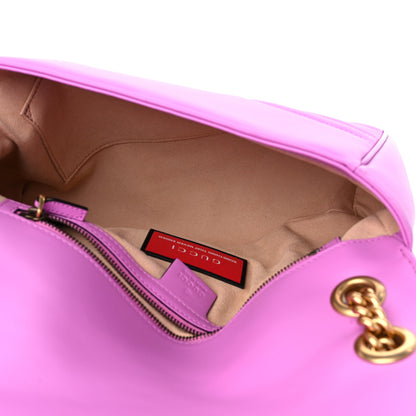 Gucci Calfskin Matelasse Medium GG Marmont Shoulder Bag Candy Mousse 5 of 10