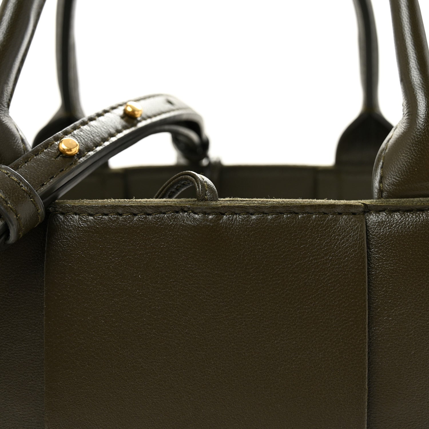 Bottega Veneta Nappa Maxi Intrecciato Mini Arco Tote Mud 8 of 10