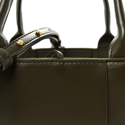 Bottega Veneta Nappa Maxi Intrecciato Mini Arco Tote Mud 8 of 10