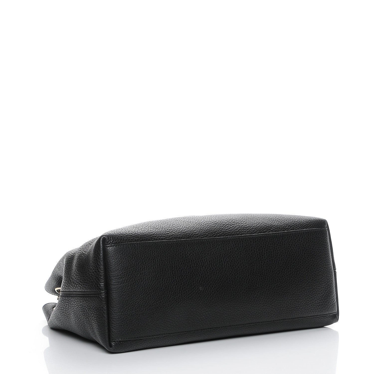 Gucci Pebbled Calfskin Medium Soho Chain Shoulder Bag Black 4 of 7