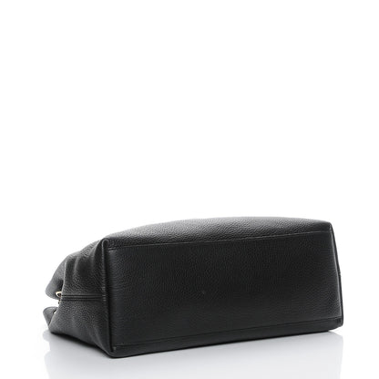 Gucci Pebbled Calfskin Medium Soho Chain Shoulder Bag Black 4 of 7
