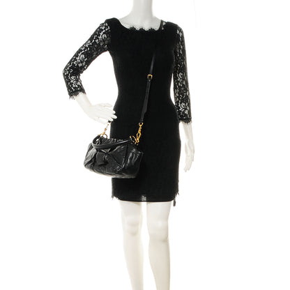 Prada Leather Dressy New Look Shoulder Bag Nero Black 2 of 9
