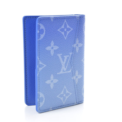 Louis Vuitton Monogram Clouds Pocket Organizer Blue 3 of 10