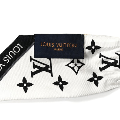 Louis Vuitton Silk Monogram Let's Go BB Bandeau Black 3 of 3