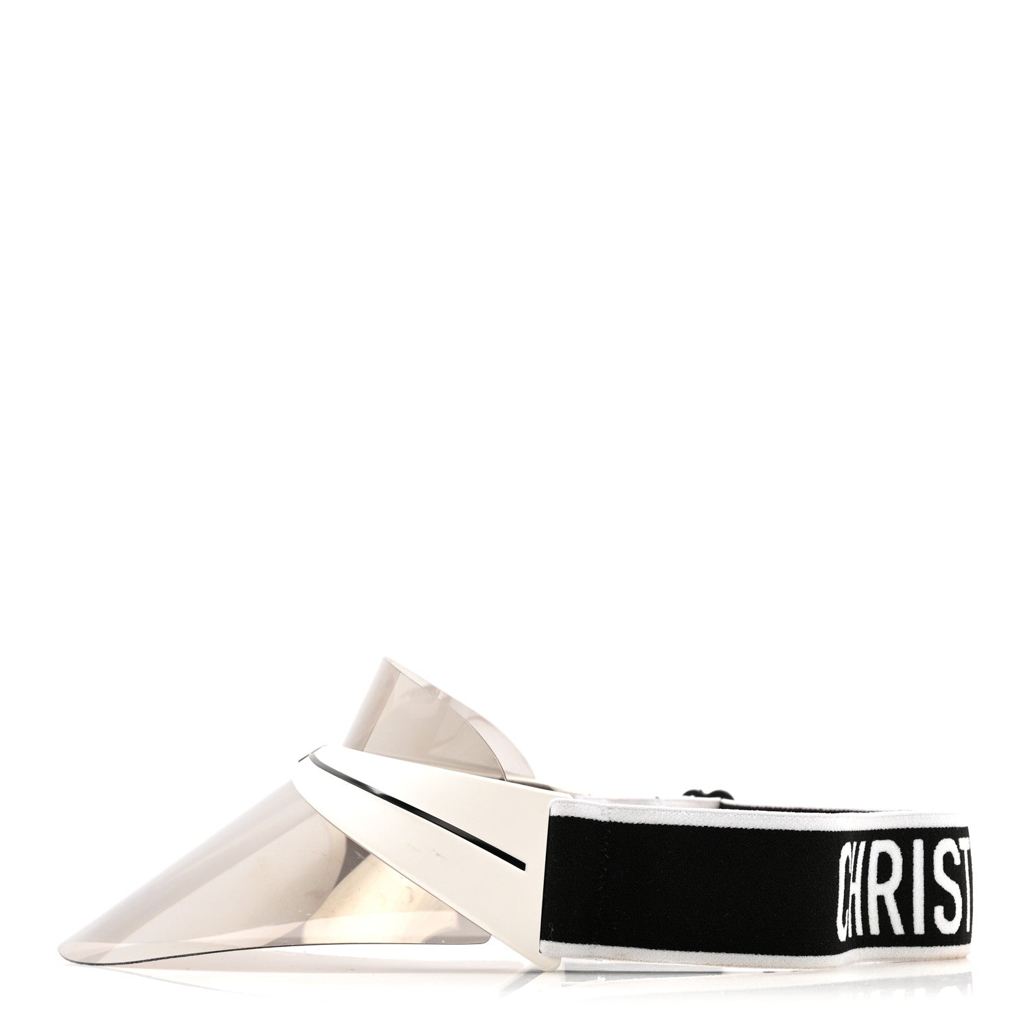 Christian Dior Mirrored DiorClub1 Sun Visor Silver 1816507