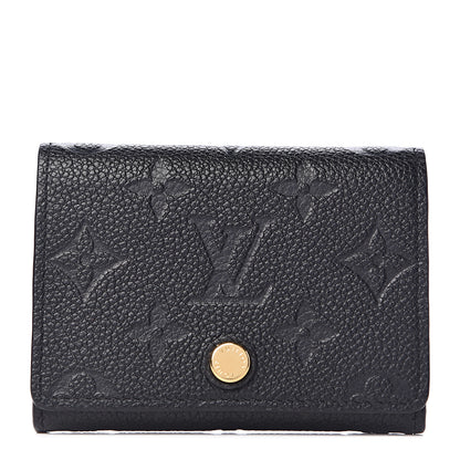 Louis Vuitton Empreinte Business Card Holder Black 1 of 7