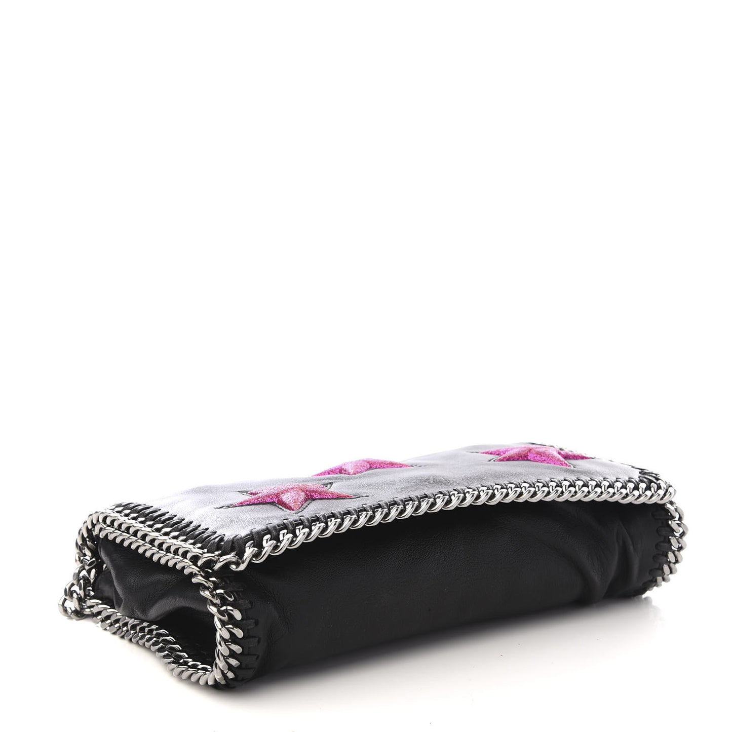 Alter Nappa Embossed Star Falabella Crossbody Bag Black