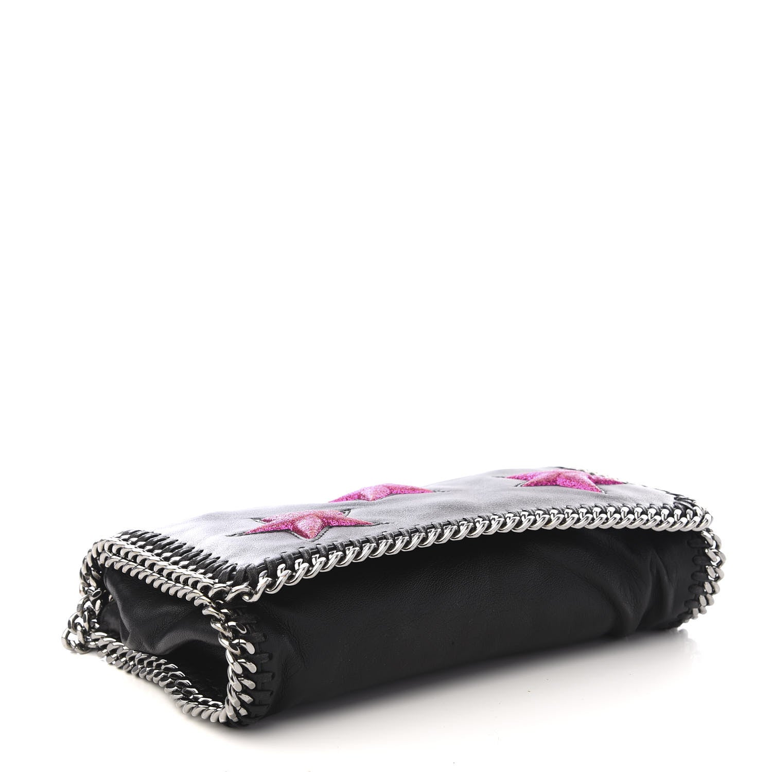 Stella McCartney Alter Nappa Embossed Star Falabella Crossbody Bag Black 3 of 8