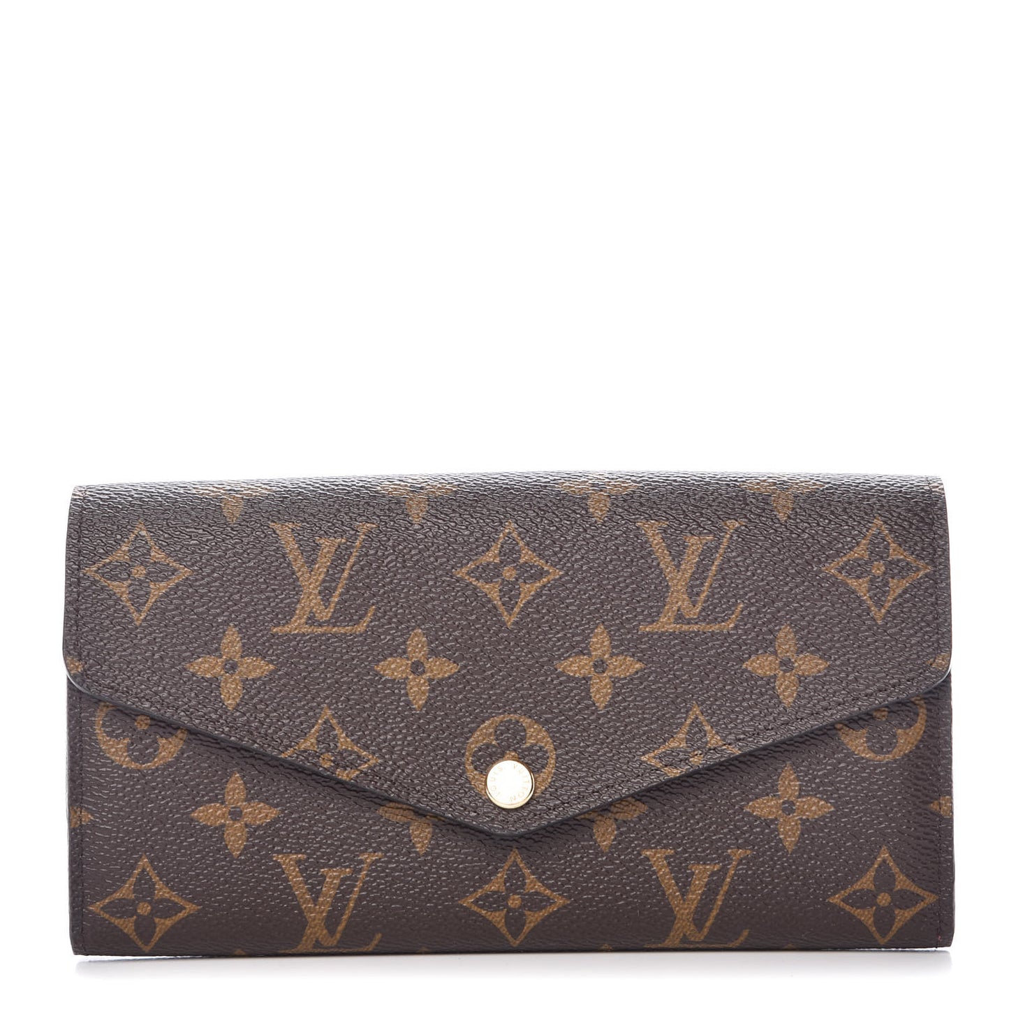 Monogram Sarah Wallet NM Coquelicot