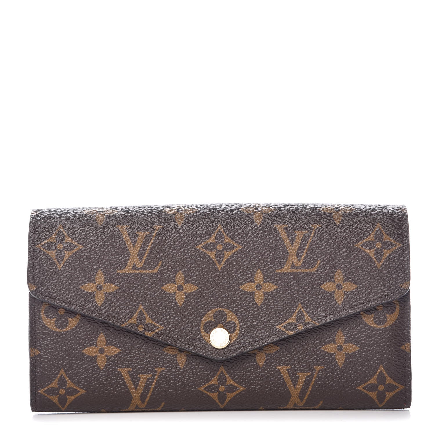 Louis Vuitton Monogram Sarah Wallet NM Coquelicot 1 of 8