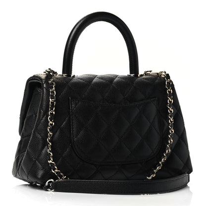 Chanel Caviar Quilted Mini Coco Handle Flap Black 2 of 4