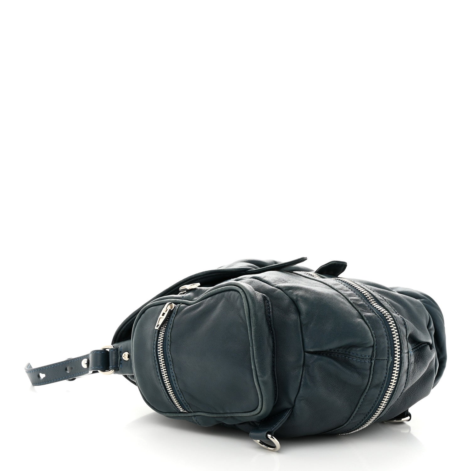 Alexander Wang Lambskin Mini Marti Backpack Petrol Rhodium Hardware 4 of 9