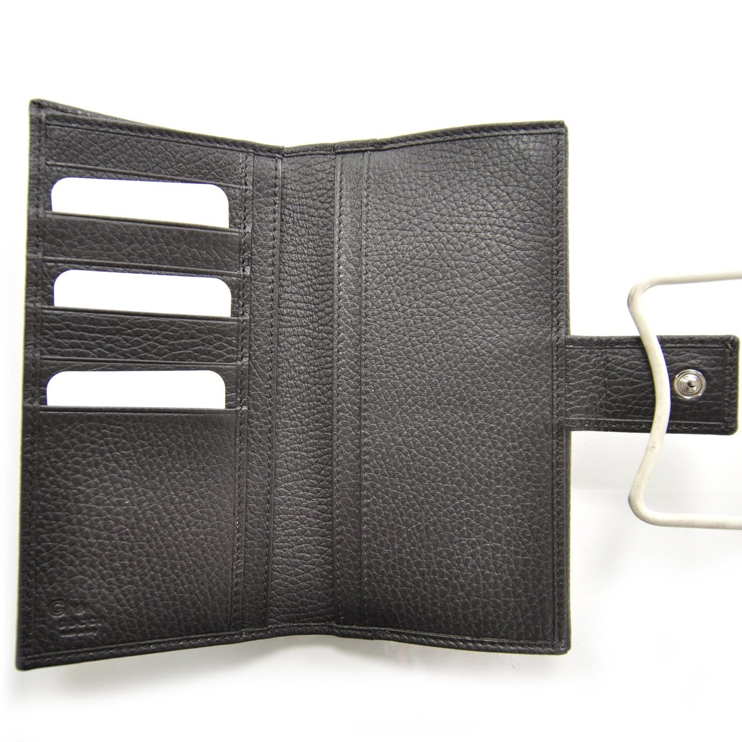 Leather Continental Wallet Brown