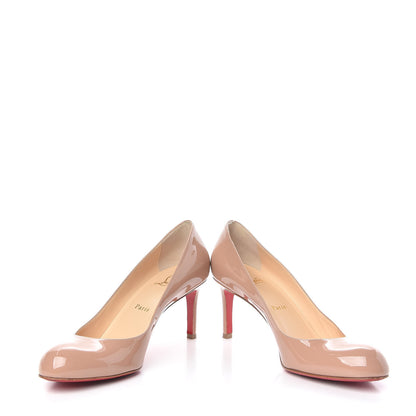 Christian Louboutin Patent Simple 70 Pumps 39 Nude 8 of 10