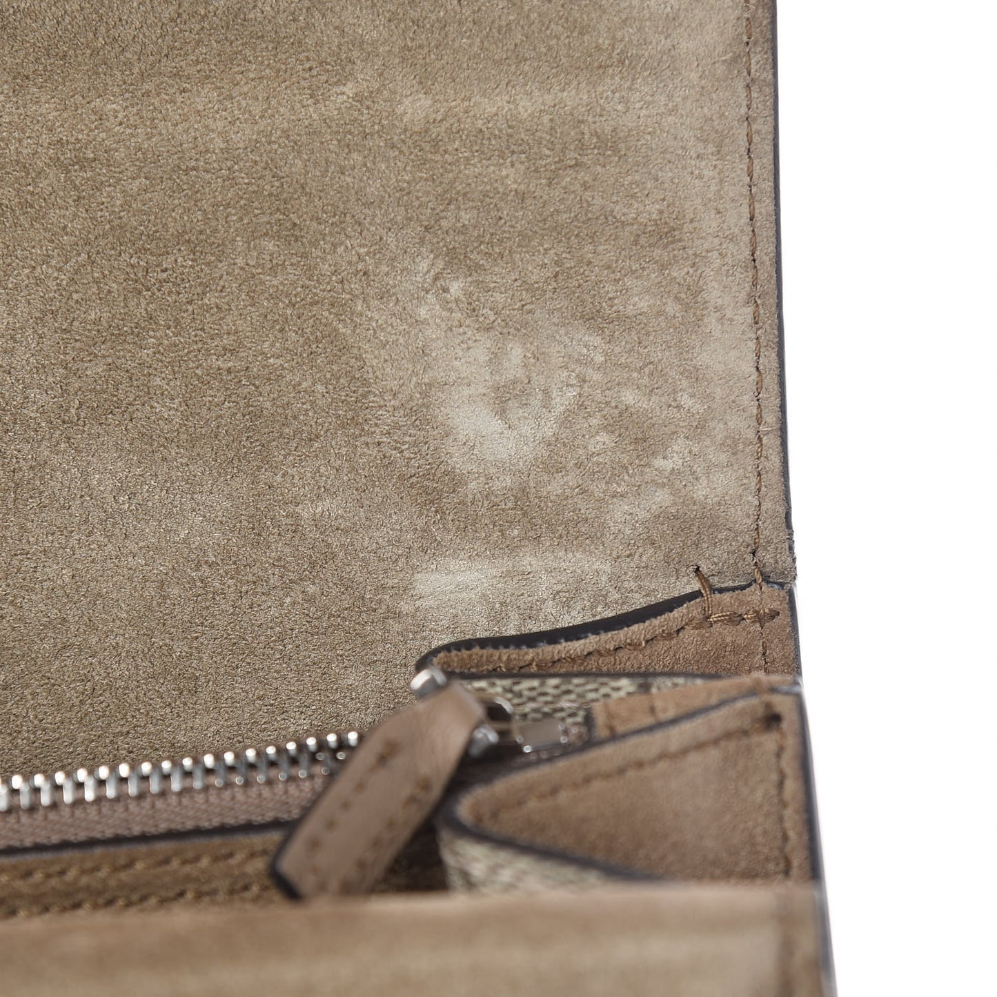 GG Supreme Monogram Small Dionysus Shoulder Bag Taupe