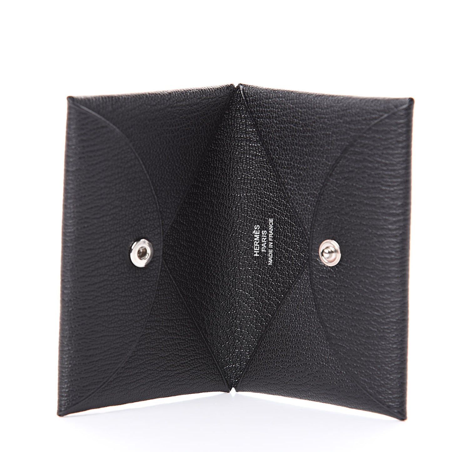 Chevre Mysore Calvi Card Case Black
