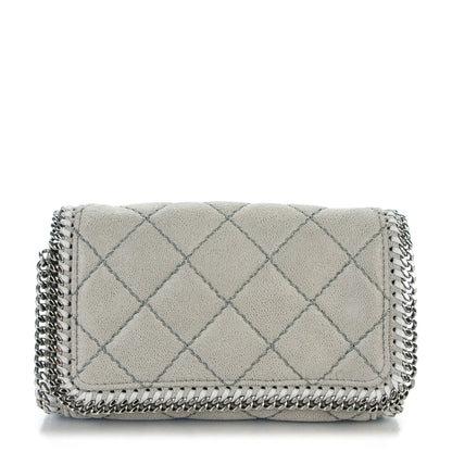 Stella McCartney Shaggy Deer Quilted Falabella Crossbody Bag Light Grey 1 of 9