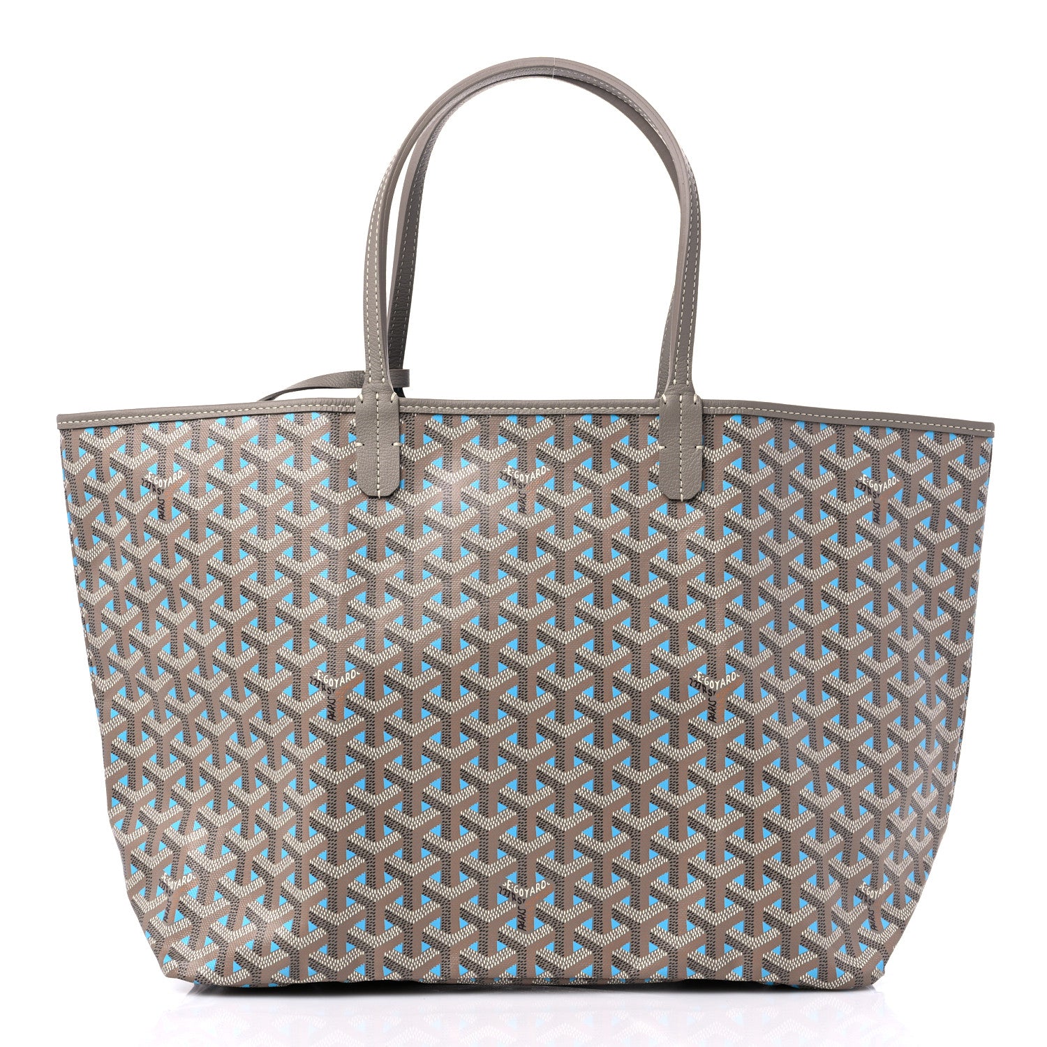 Goyard Goyardine Saint Louis Claire Voie PM Grege Turquoise 3 of 9