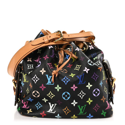 Louis Vuitton Monogram Multicolor Petit Noe Black 1 of 11