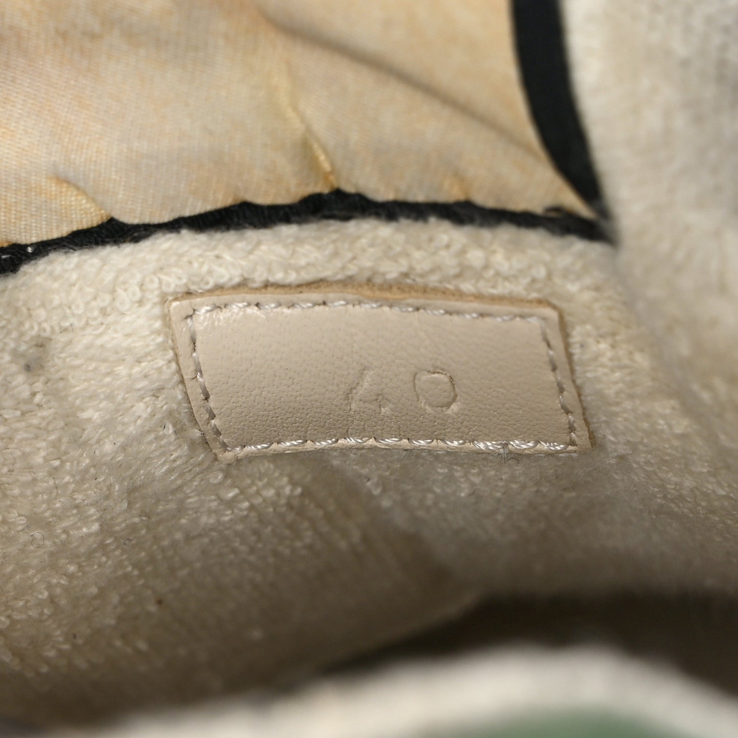Nubuck Calfskin Web Removable Crystals Womens Screener Sneakers 40 Dusty Milk New Mystic White