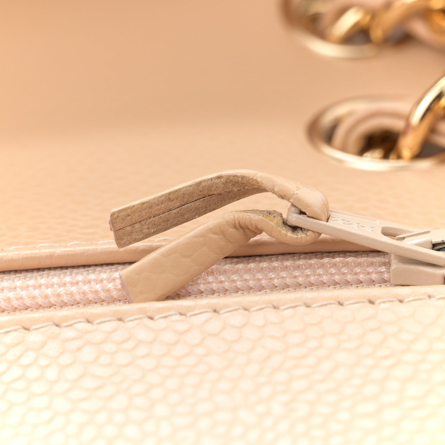 Chanel Caviar Quilted Jumbo Double Flap Beige 13 of 13