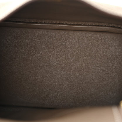 Hermes Taurillon Clemence Mini Lindy 20 Etoupe 5 of 10