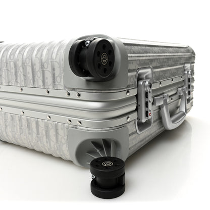 Christian Dior X RIMOWA Aluminum Gradient Cabin Luggage Silver 8 of 9