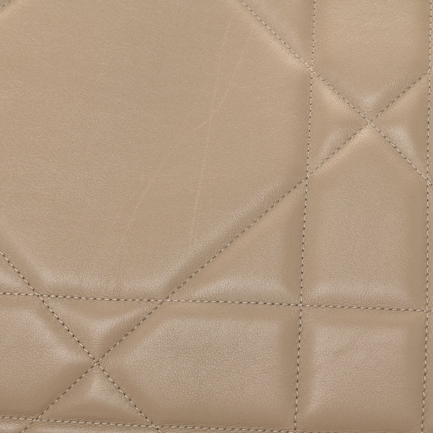Calfskin Archicannage Medium Essential Tote Beige