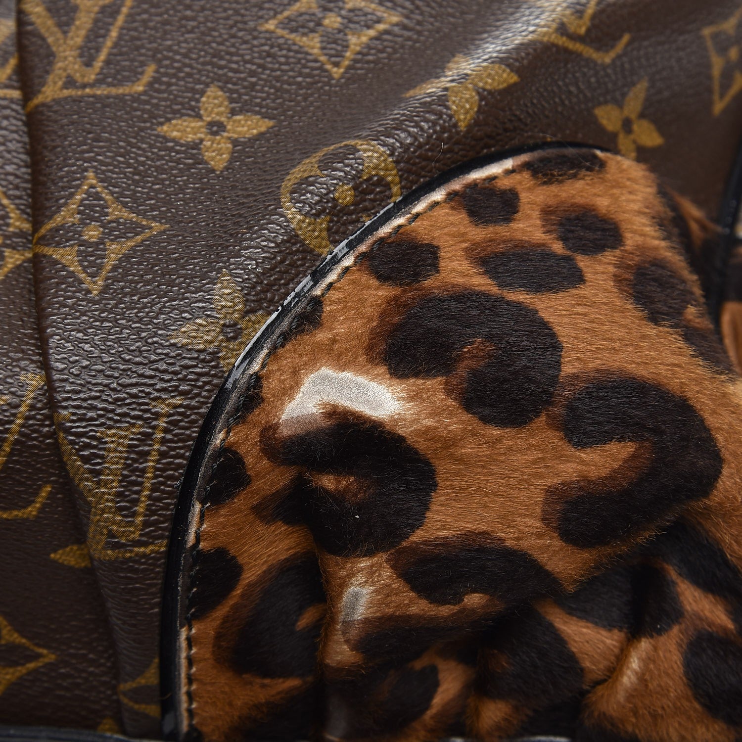 Louis Vuitton Monogram Leopard Adele 11 of 12