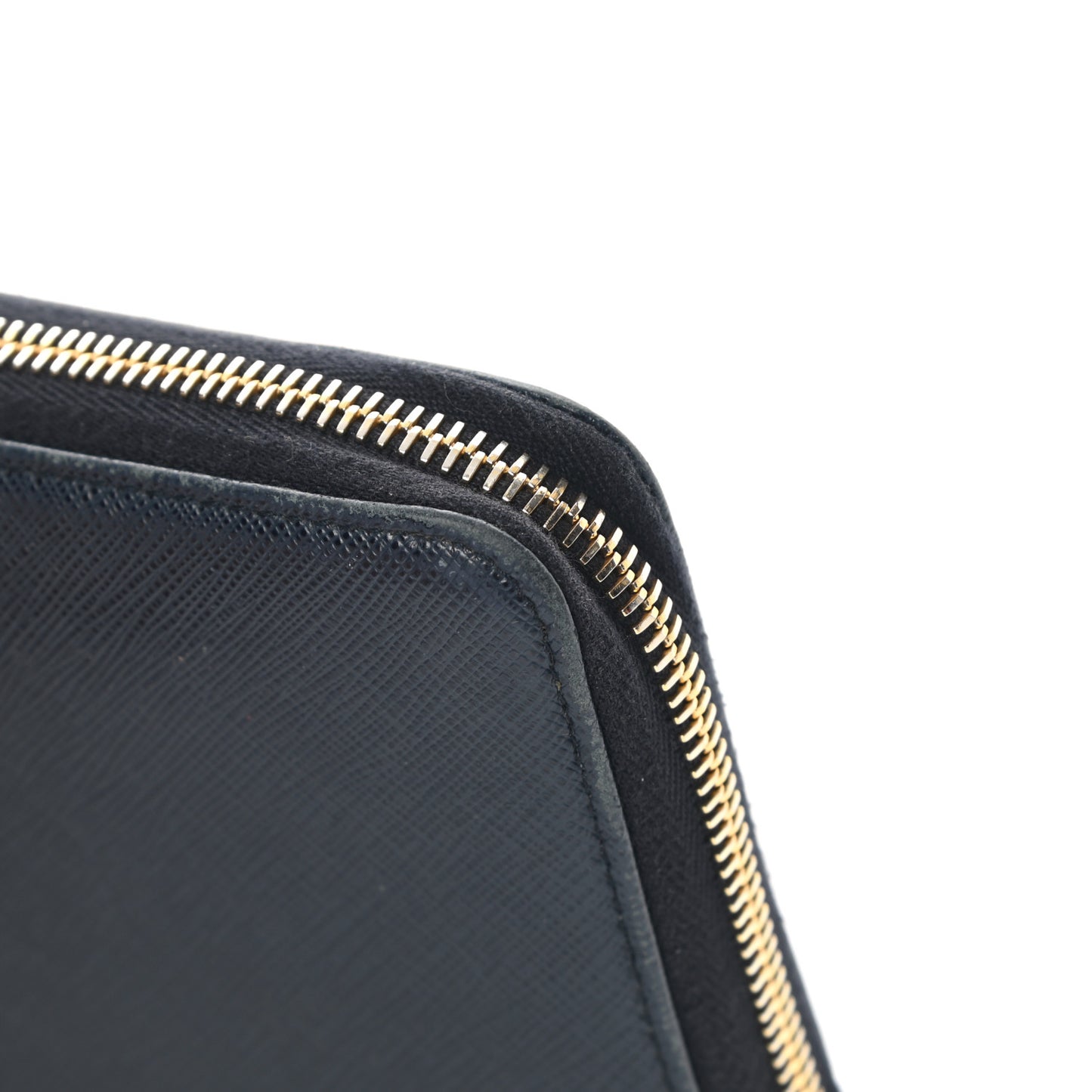Saffiano Metal Large Zip Around Travel Wallet Baltico