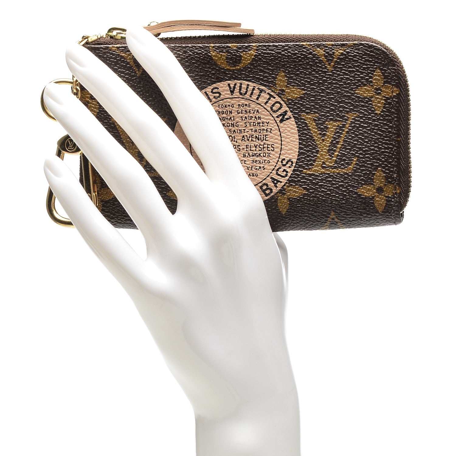 Louis Vuitton Monogram Complice Trunks and Bags Key Pouch Beige 2 of 6