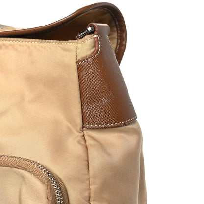 Prada Tessuto Nylon Messenger Bag Beige 15 of 18