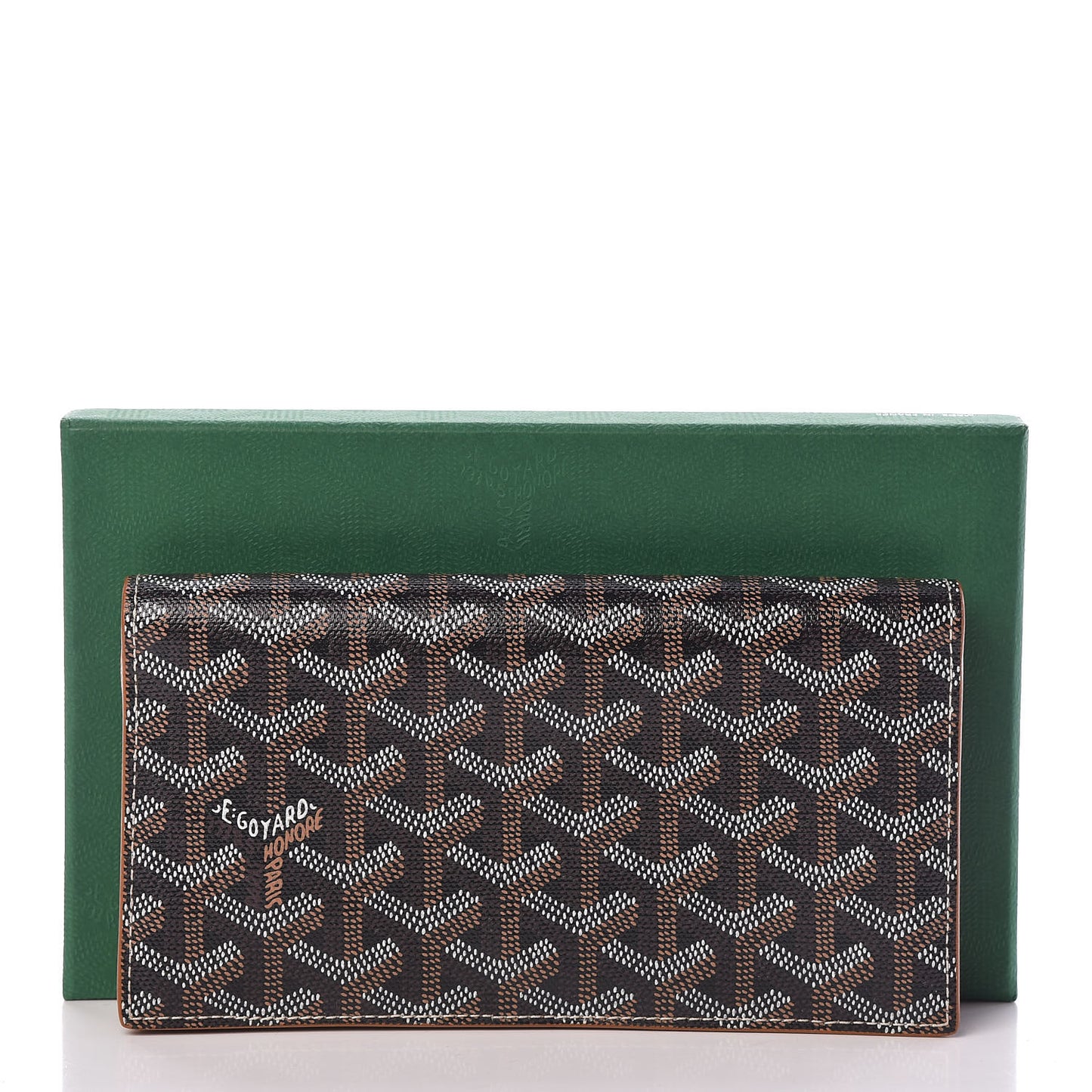 Goyardine Richelieu Wallet Black Gold