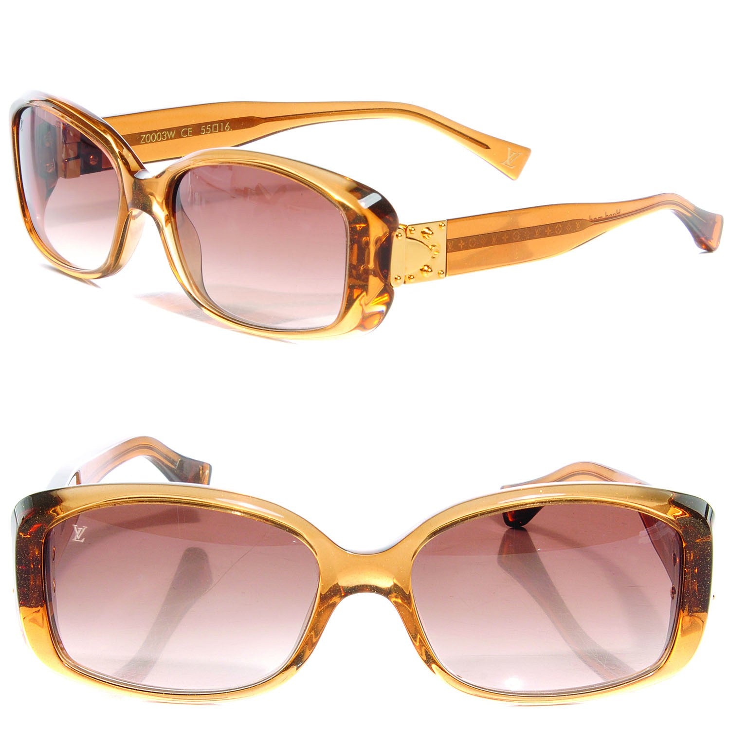 Louis Vuitton Soupcon GM Sunglasses Z0003W Glitter Honey 1 of 4