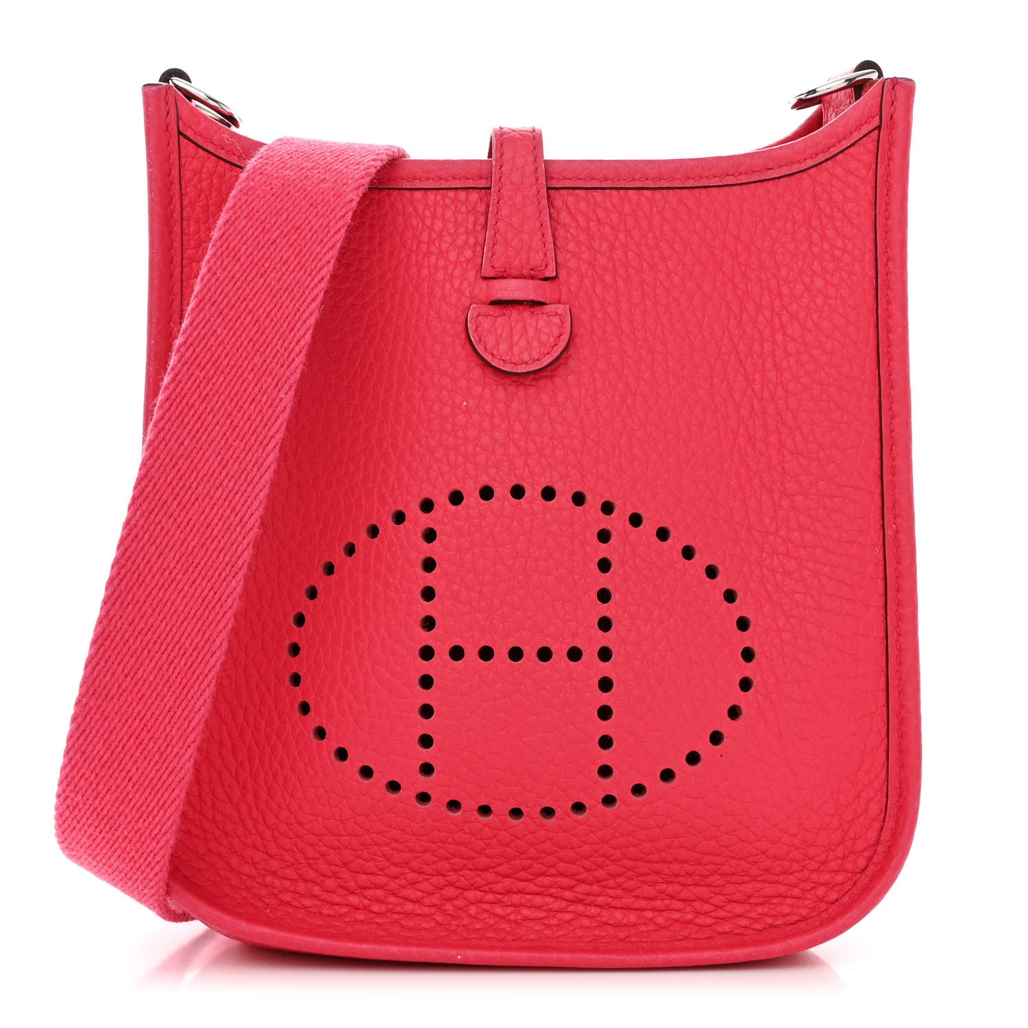 Hermes Taurillon Clemence Evelyne TPM Rose Extreme 1 of 15