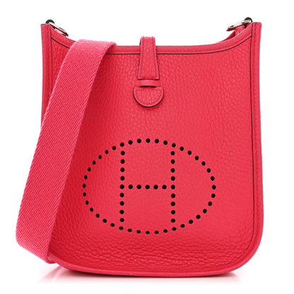 Hermes Taurillon Clemence Evelyne TPM Rose Extreme 1 of 15
