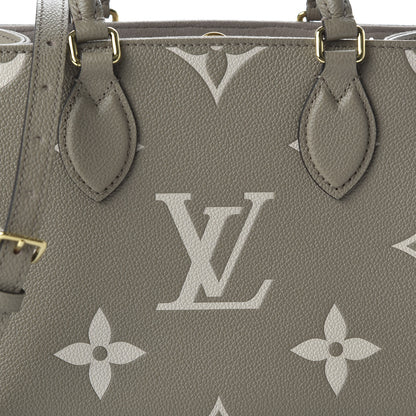 Louis Vuitton Empreinte Monogram Giant Onthego PM Tourterelle Creme 8 of 8