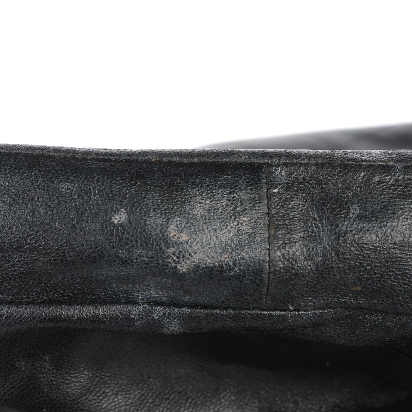 Lambskin Diamond Stitch Shoulder Bag Black