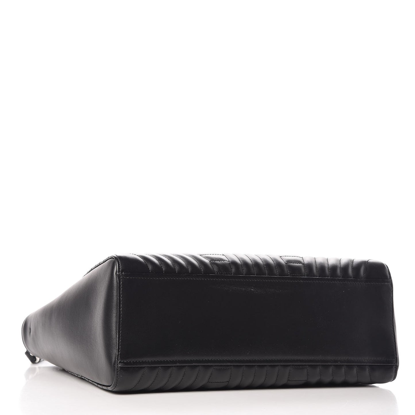 Soft Calfskin Impunture Diagramme Tote Black