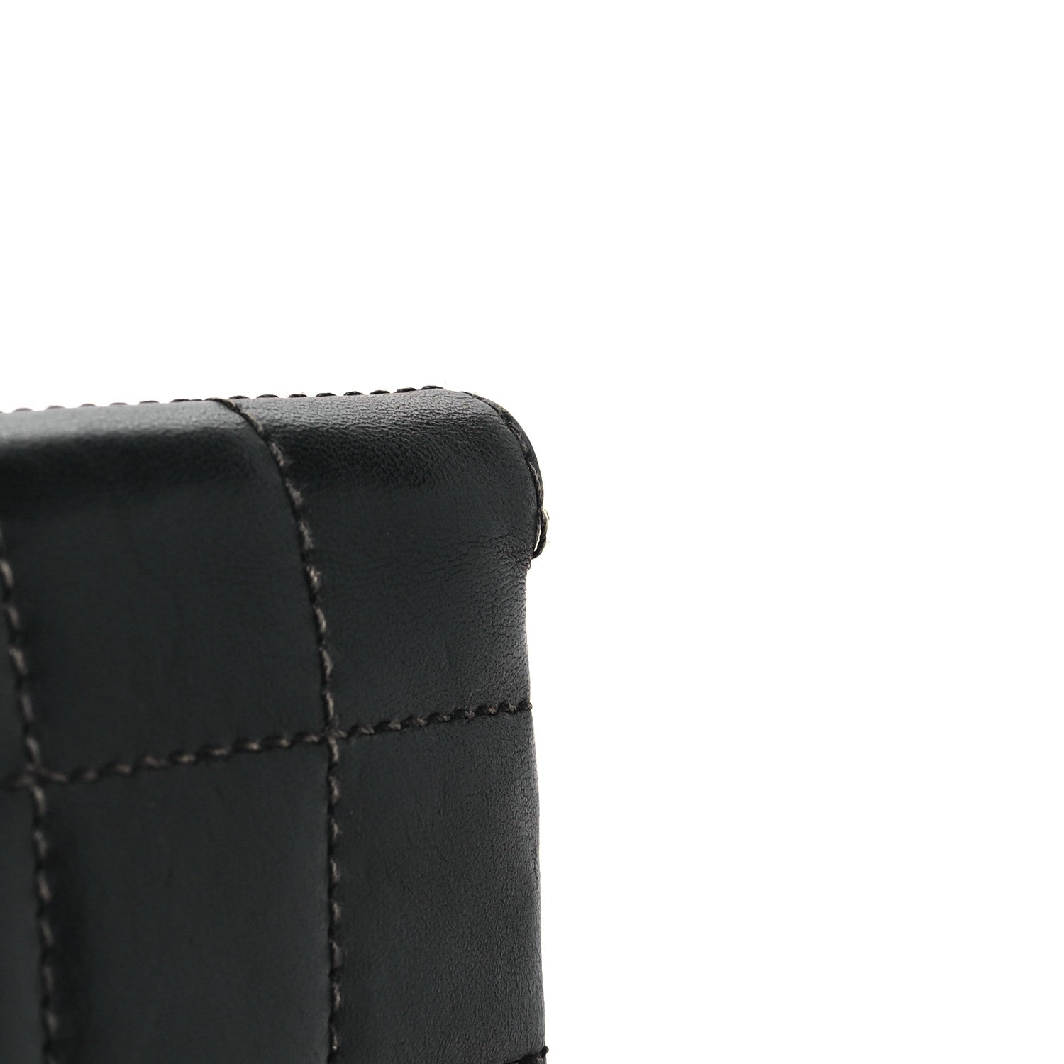 Chanel Lambskin Chocolate Bar Mademoiselle Flap Shoulder Bag Black 11 of 11