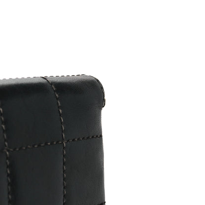 Chanel Lambskin Chocolate Bar Mademoiselle Flap Shoulder Bag Black 11 of 11