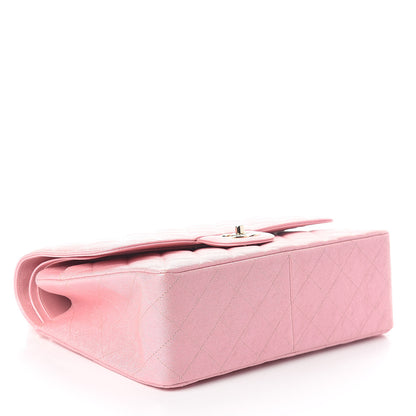 Chanel Iridescent Caviar Quilted Jumbo Double Flap Rose Pink 4 of 9