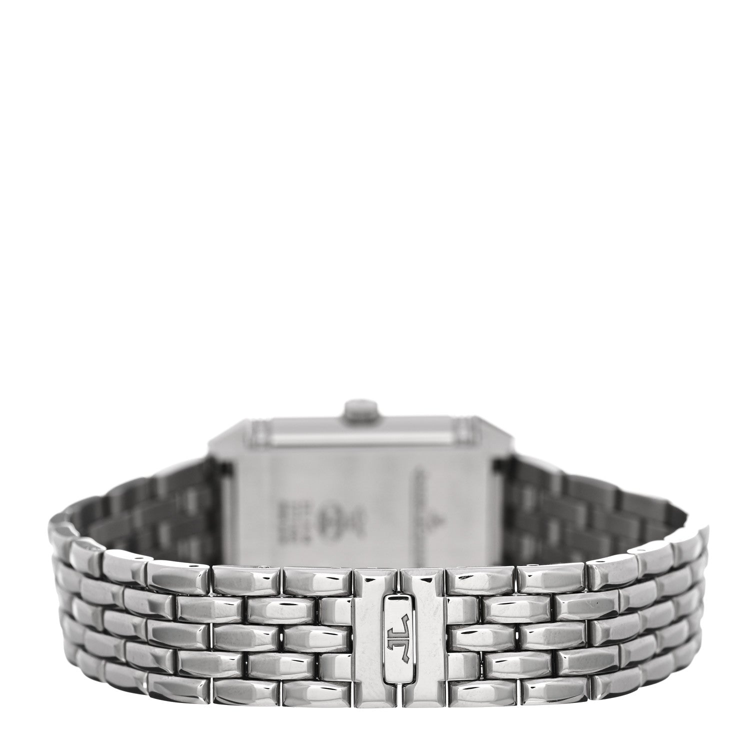 Jaeger-LeCoultre Stainless Steel Diamond 21mm Reverso Classic Duetto Automatic Watch Silver Q2668130 3 of 5