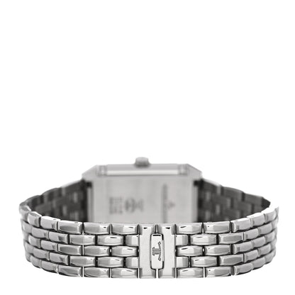 Jaeger-LeCoultre Stainless Steel Diamond 21mm Reverso Classic Duetto Automatic Watch Silver Q2668130 3 of 5