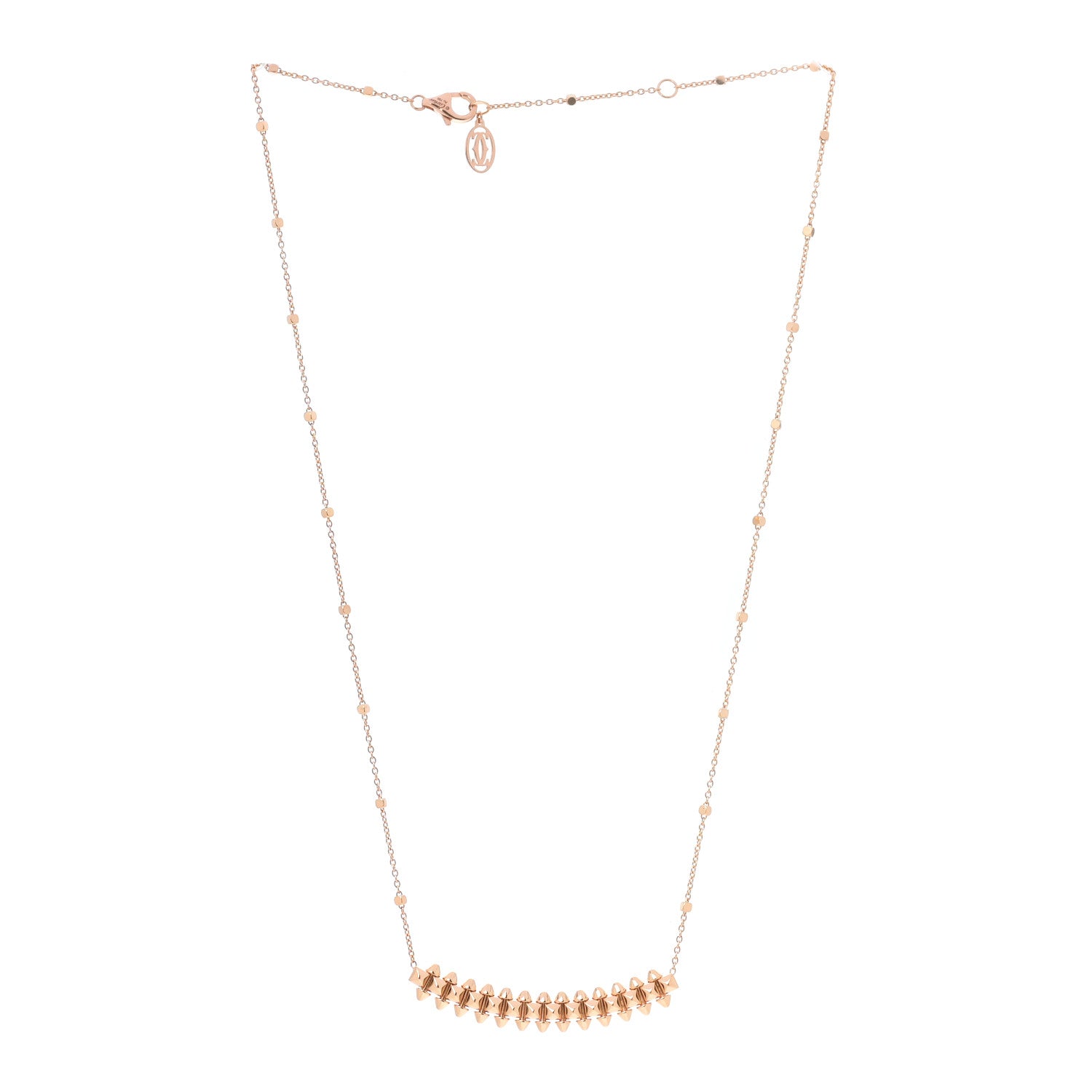 Cartier 18K Pink Gold Small Clash de Cartier Necklace 3 of 5