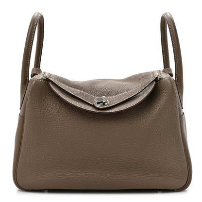 Hermes Taurillon Clemence Lindy 30 Etoupe 1 of 11